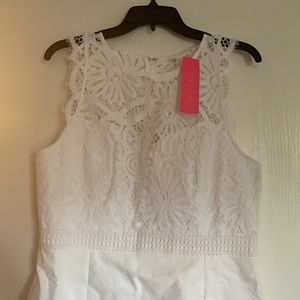 Lilly Pulitzer White Lace Dress
